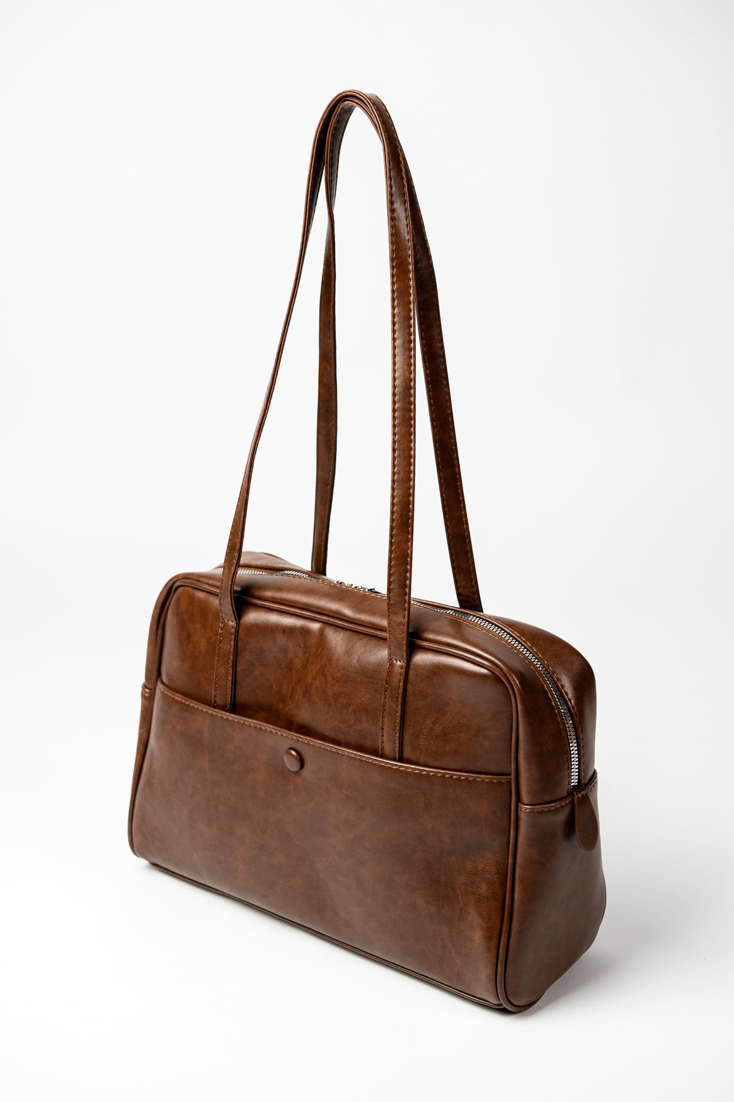 Tierra Large Bowling Shoulder Baguette Bag
