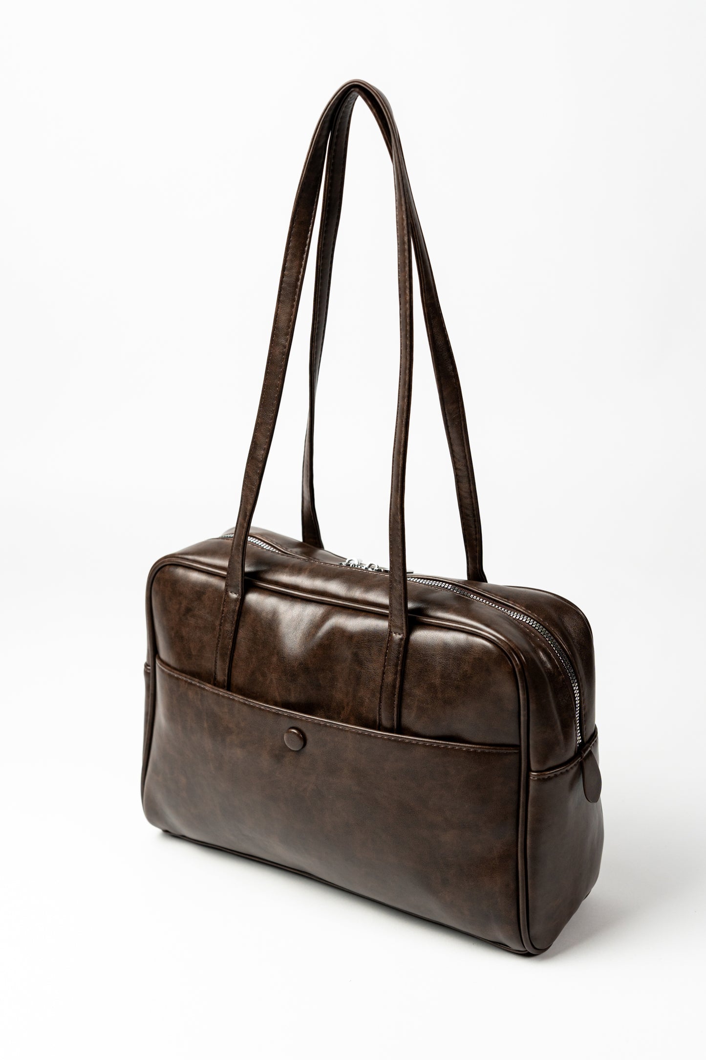Tierra Large Bowling Shoulder Baguette Bag