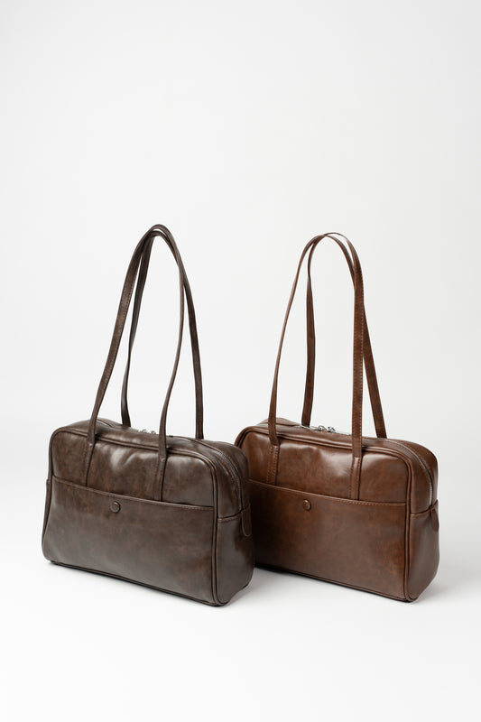 Tierra Large Bowling Shoulder Baguette Bag